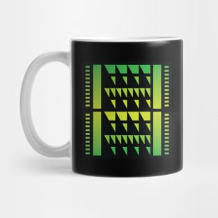 “Dimensional Forest (1)” - V.6 Green - (Geometric Art) (Dimensions) - Doc Labs Mug